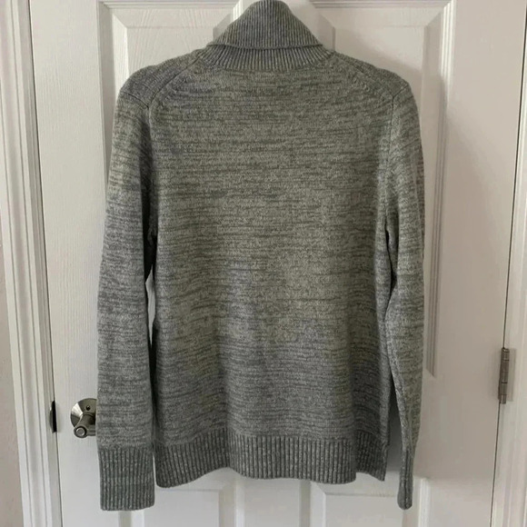 J Crew Mercantile Gray Turtleneck sweater - Picture 5 of 8